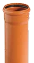PVCU Rúra kanalizačná hrd. 110x3.2x 1000 SN4 KGEM